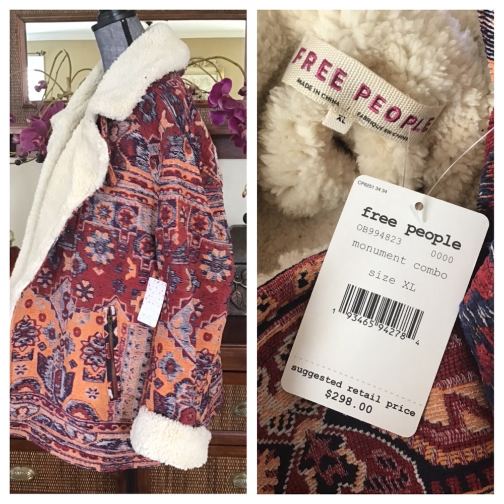Free People Star Valley Coat.  NWT. - Picture 6 of 8